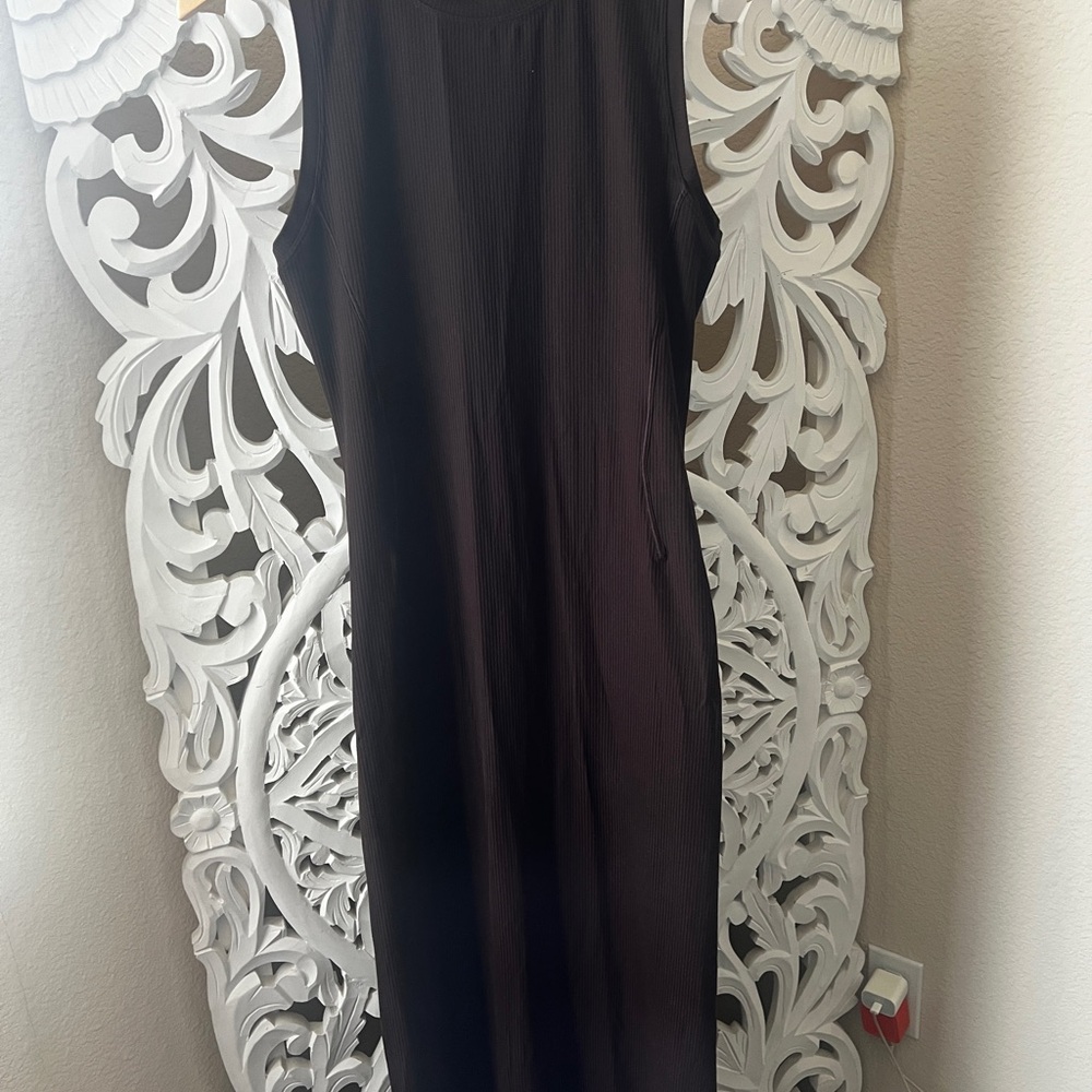 Lululemon | All Aligned Ribbed Midi Dress size 6 - Picture 2 of 11
